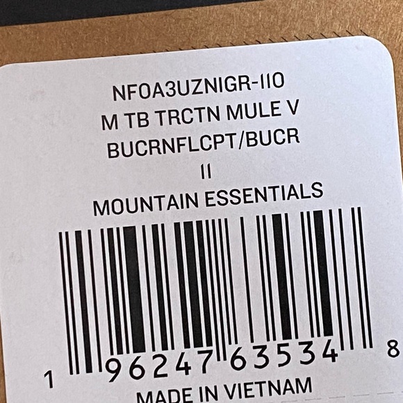 The North Face Mens 11 Thermoball Traction Mule V Shoes All Over Print Blue - Picture 8 of 8